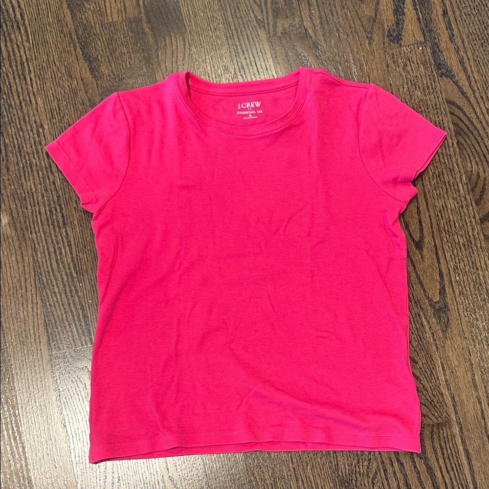 J. Crew Vibrant Pink Tee